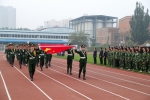 学校隆重举行“升国旗 唱国歌”仪式 - 河北农业大学