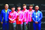 孙颖莎世界青少年乒乓球锦标赛获三金 - 体育局