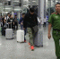 4月28日，嫌疑人在中越警方押送下进入越南河内内排国际机场。当日，越南警方在河内内排国际机场向中国警方工作组移交了许某等8名涉嫌诈骗罪的在逃嫌疑人。中国警方“猎狐行动”在越南再获新成果。新华社记者 王迪 摄 图片来源：新华网 - 中国新闻社河北分社