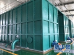 泊头市东辛阁地表水厂集成式一体化净水设备。张鹏 摄 - 中国新闻社河北分社