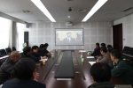 学校领导和部分党政部门负责同志收看庆祝大会.JPG - 河北师范大学