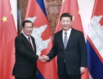 习近平会见柬埔寨首相洪森 - 国土资源厅