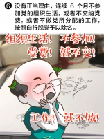 中纪委漫画详解党员被给予除名处置的六种情形 - 河北新闻门户网站