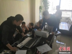 图为抓捕现场。邯郸市公安局供图 - 中国新闻社河北分社