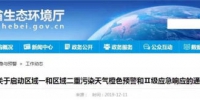 12月13日，河北11市将启动重污染天气Ⅱ级应急响应 - 中国新闻社河北分社