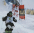 图为15日的雪上技巧双人项目比赛。　王钉 摄 - 中国新闻社河北分社