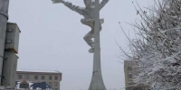 图为崇礼主城区的冬奥元素雕塑。　董晓霞 摄 - 中国新闻社河北分社