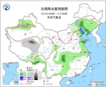 全国降水量预报图(4月16日08时-17日08时) - 中国新闻社河北分社