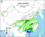 全国降水量预报图(10月14日08时-15日08时) - 中国新闻社河北分社