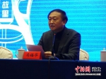 衡水市一级巡视员、市委宣传部长马福华讲话。 王鹏 摄 - 中国新闻社河北分社