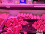 北京丰台区一家菜市场内的猪肉价格。中新网记者 谢艺观 摄 - 中国新闻社河北分社