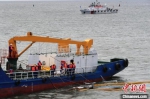 图为河北海域举行“陆海空天”一体化船舶溢油应急演习。　河北海事局供图 - 中国新闻社河北分社