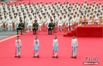 7月1日上午，庆祝中国共产党成立100周年大会在北京天安门广场隆重举行。图为庆祝大会现场。中新社记者 盛佳鹏 摄 - 中国新闻社河北分社