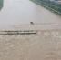 易县北易水河段易河庄大桥被洪水损毁。　易县防汛抗旱指挥部办公室供图 - 中国新闻社河北分社