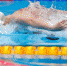 当地时间7月28日，中国选手张雨霏在比赛中。当日，东京奥运会游泳比赛女子200米蝶泳半决赛在东京水上运动中心举行，中国选手张雨霏以2分04秒89的成绩晋级决赛。 中新社记者 富田 摄 - 中国新闻社河北分社