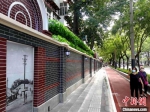 位于石家庄市裕华区东风路上的“历史文化墙”。　俱凝搏 摄 - 中国新闻社河北分社