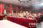 图为老人们在燕达养护中心金色年华大厅举行重阳节活动。 李东辉 摄 - 中国新闻社河北分社