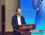 衡水市委常委、宣传部长刘立斌致辞。王鹏 摄 - 中国新闻社河北分社