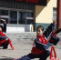 徐水区史各庄村的小学生在练习武术。 常红勋 摄 - 中国新闻社河北分社