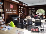 图为高碑店植物园内的智慧书屋。 杜娟 摄 - 中国新闻社河北分社