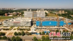 图为建设中的河北中国医学科学院肿瘤医院。陈童 摄 - 中国新闻社河北分社