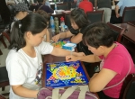 图为女子跳棋比赛 - 残疾人联合会