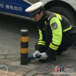 石家庄市交警、城管联合执法拆除非法停车场 - Sjz.Hebnews.Cn