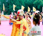 曲阳北岳恒山祭祀大典。 保定市文旅局供图 - 中国新闻社河北分社