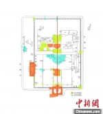 太子城遗址考古发掘平面图。　太子城遗址考古队供图 - 中国新闻社河北分社